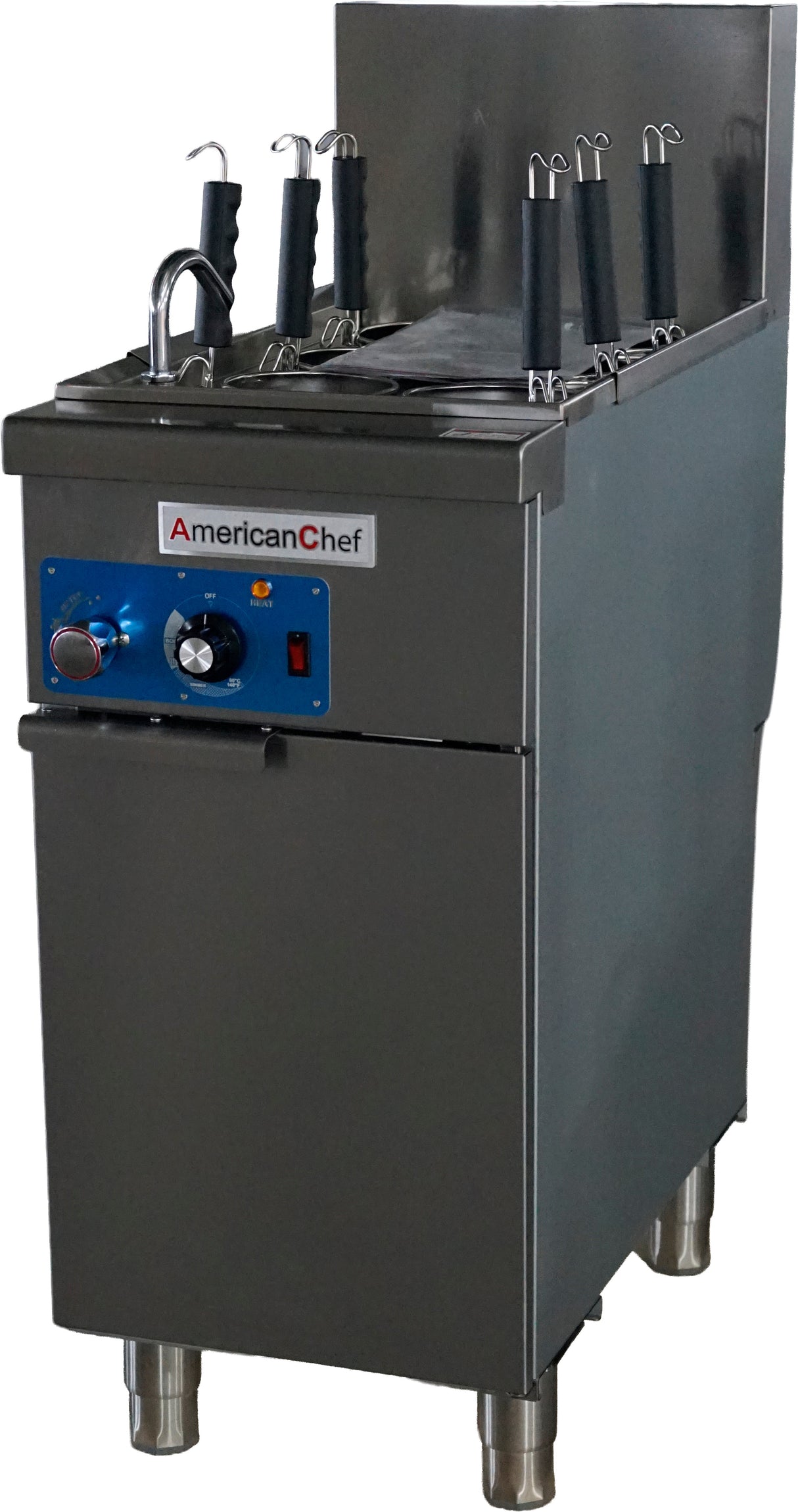 American Chef ACPC-E - Electric Open Tank Pasta cooker 50Lb SS304, 208V