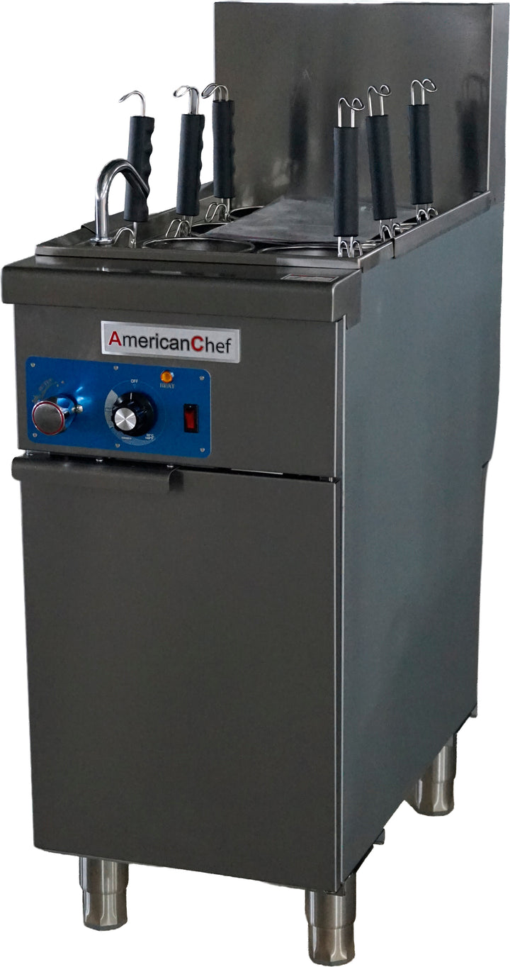 American Chef ACPC-E - Electric Open Tank Pasta cooker 50Lb SS304, 208V