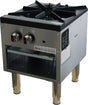 American Chef ACSP-18 - Stock Pot Range Single 18"Wx12"D Natural gas ( includes field convertible propane kit ), height needed : 24.8"