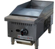 American Chef ACTG-12 - Counter Top 12" Thermostat Griddle, thermostat,with Pilot stand., natural gas