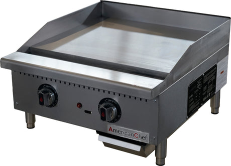 American Chef ACTG-24 - Counter Top 24" Thermostat Griddle with safety valve, natural gas