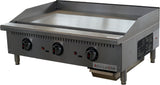 American Chef ACTG-36 - Counter Top 36" Thermostat Griddle with safety valve, natural gas