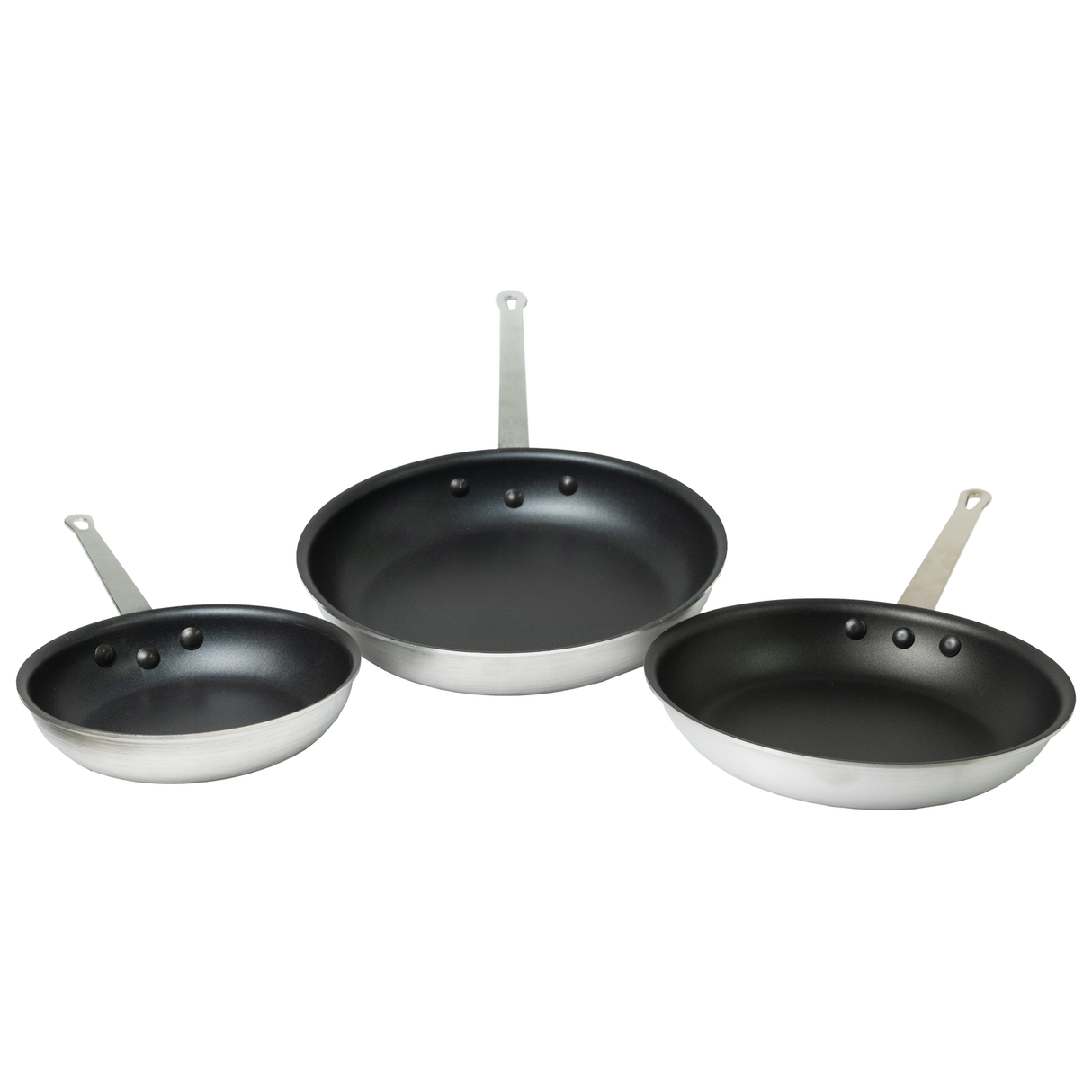 American Chef AFRP-14N - Aluminum Fry Pan, Quantum2 Non-Stick - 14" Dia with Silicone Sleeve, Aluminum