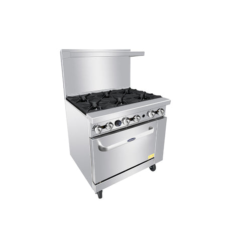 CookRite 36″ Gas Range with Six (6) Open Burners - AGR-6B