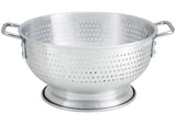 Winco Colander with Base & Handle, Aluminum