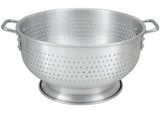 Winco Colander with Base & Handle, Aluminum