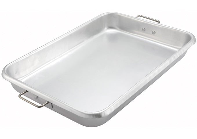 Winco Alrp-1826H Bake/Roast Pan With Handle, Aluminum - VRS Restaurant Equipment & Supply Store