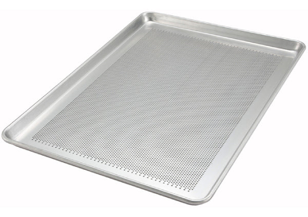 Winco ALXP-1826P Aluminum Sheet Pan, Close Bead, Perforated