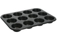 Winco AMF-12NS 12 Cup Muffin Pan, Non-Stick Carbon Steel