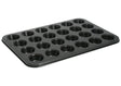 Winco AMF-24MNS 24 Cup Mini Muffin Pan, Non-Stick Carbon Steel