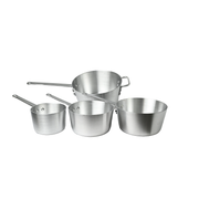 American Chef ASCP-8 - Tapered Aluminum Sauce Pan - 8 Quart, Aluminum