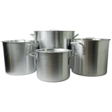 American Chef ASTP-120 - Aluminum Stock Pot, 6mm - 120 Quart, Aluminum