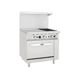 CookRite 36’’ Combination Gas Range - AGR-2B24GL