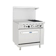 CookRite 36’’ Combination Gas Range - AGR-2B24GL