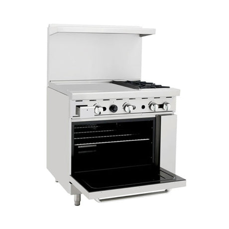 CookRite 36’’ Combination Gas Range - AGR-2B24GL