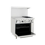 CookRite 36’’ Combination Gas Range - AGR-2B24GL