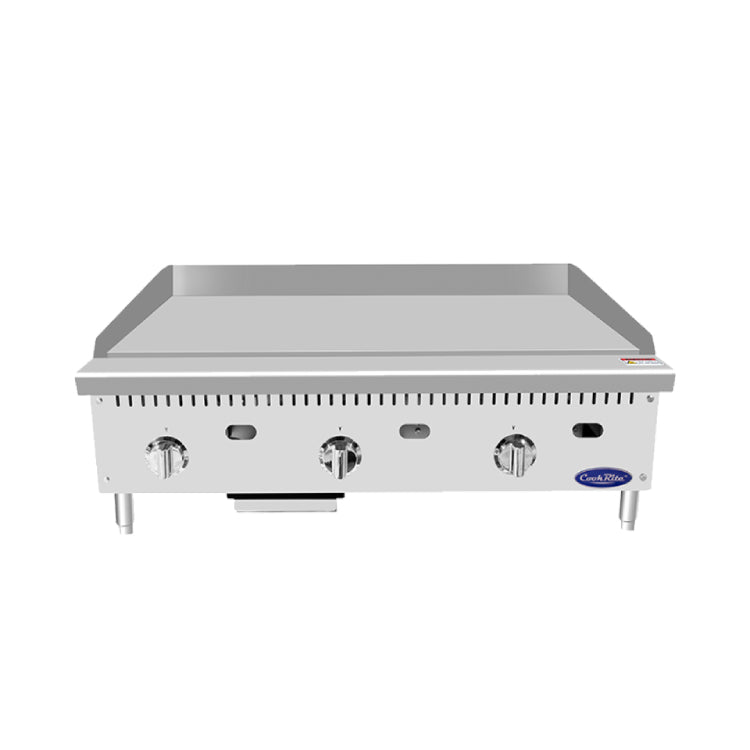 CookRite 36″ Thermostatic Griddle with 1′ Griddle Plate - ATTG-36