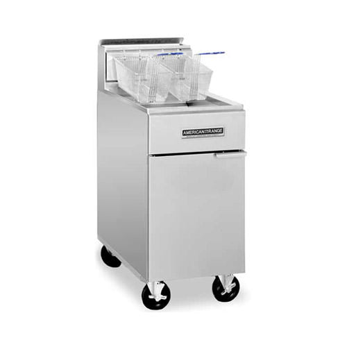 American Range AF-50 50 Lb Floor Tube Fired Natural Gas Fryer - VRS Restaurant Equipment & Supply Store