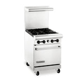 American Range AR-4 24″ Natural Gas Range With 4 Open Burner - VRS Restaurant Equipment & Supply Store