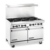 American Range AR-8 48″ Propane Gas Range With 8 Open Burner - VRS Restaurant Equipment & Supply Store