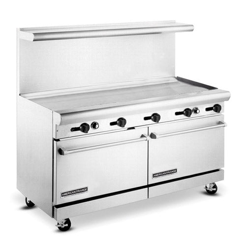 American Range AR60G 60″ Natural Gas Range With 60″ Griddle - VRS Restaurant Equipment & Supply Store