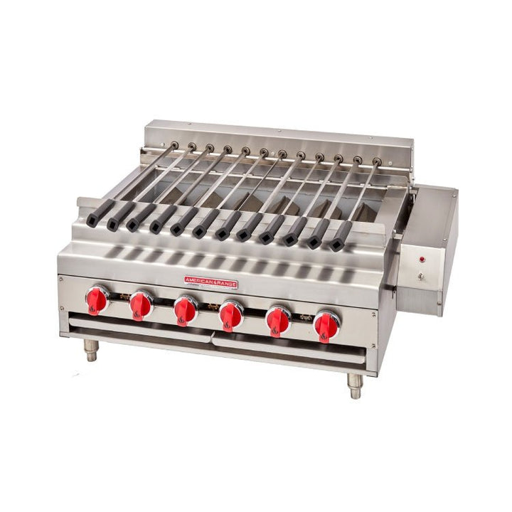 American Range Rotisserie Kebob Broilers - ARKB-72-R - VRS Restaurant Equipment & Supply Store