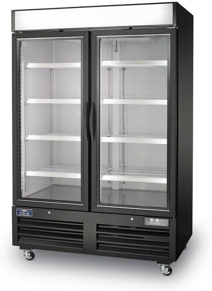 Arctic Air ARGDM49 54" Two Door Glass Merchandiser Refrigerator