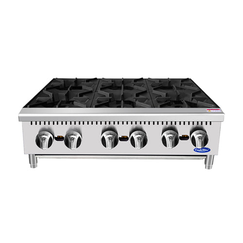 Atosa ACHP-6-LP 36″ Propane Gas Hot Plate - VRS Restaurant Equipment & Supply Store