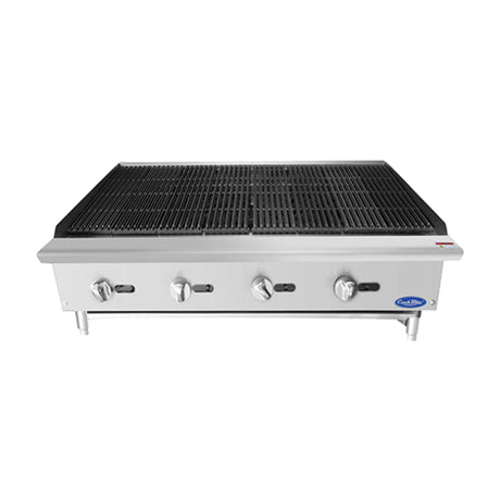 Atosa ATCB-48-NG 48″ Natural Gas Lava Rock Charbroiler - VRS Restaurant Equipment & Supply Store