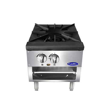 Atosa ATSP-18-1L-NG 18″ Natural Gas Single Burner Stock Pot Range Low Height - VRS Restaurant Equipment & Supply Store