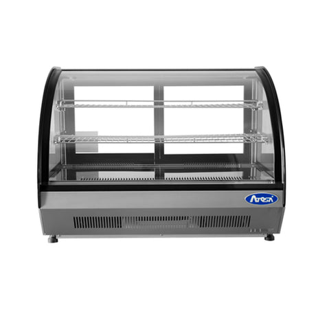 Atosa 35" Countertop Refrigerated Curved Display Case - CRDC-46 - VRS Restaurant Equipment & Supply Store