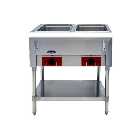 Atosa CSTEA-2C 2 Pan Electric Hot Food Table – 120 Volts - VRS Restaurant Equipment & Supply Store