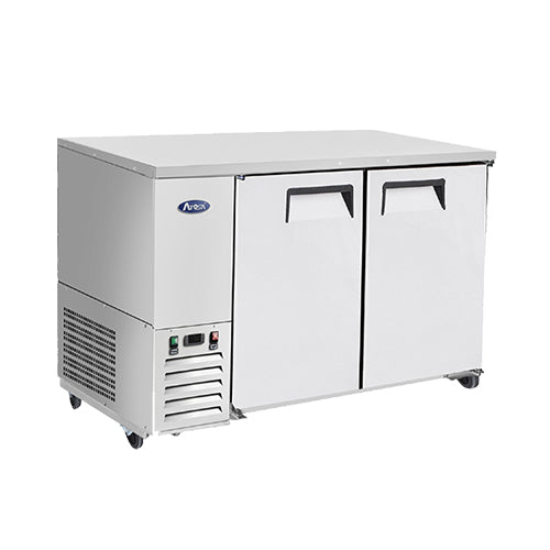 Atosa 59″ Back Bar Cooler Two Door - MBB59GR - VRS Restaurant Equipment & Supply Store