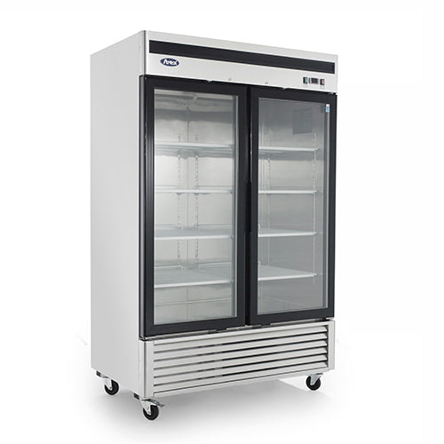 Atosa Two Glass Door Merchandiser Cooler - MCF8707GR - VRS Restaurant Equipment & Supply Store