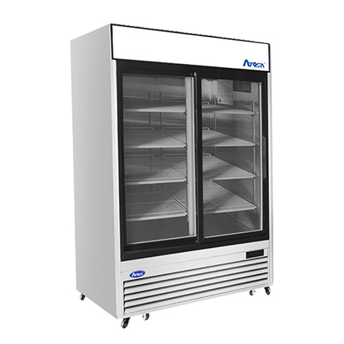 Atosa Two Glass Door Merchandiser Cooler - MCF8709GR - VRS Restaurant Equipment & Supply Store