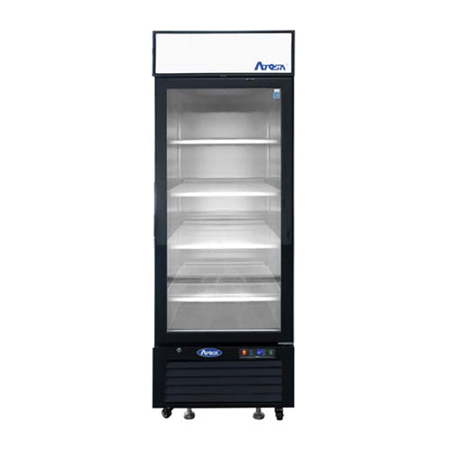 Atosa 27" Black Single Glass Door Merchandiser Freezer - MCF8720GR - VRS Restaurant Equipment & Supply Store