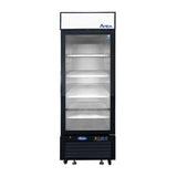 Atosa 27" Black Cabinet One Glass Door Merchandiser Cooler - MCF8722GR - VRS Restaurant Equipment & Supply Store