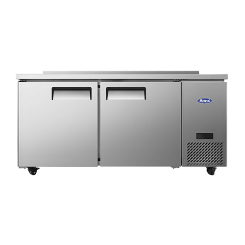 Atosa MGF67GR 67″ 2 Door Side Mount Worktop Refrigerator - VRS Restaurant Equipment & Supply Store