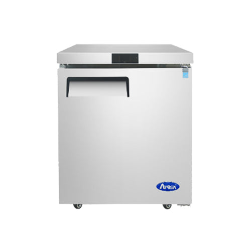 Atosa 27″ Undercounter Cooler Refrigerator Single Door - MGF8401GR - VRS Restaurant Equipment & Supply Store