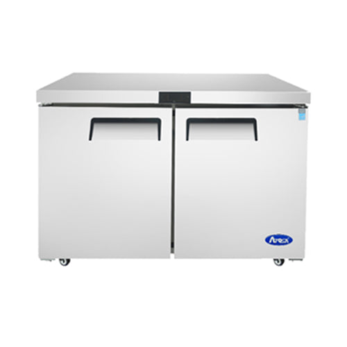 Atosa 60″ Undercounter Refrigerator Two Door - MGF8403GR - VRS Restaurant Equipment & Supply Store