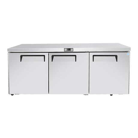 Atosa 72″ Undercounter Refrigerator Three Door - MGF8404GR - VRS Restaurant Equipment & Supply Store