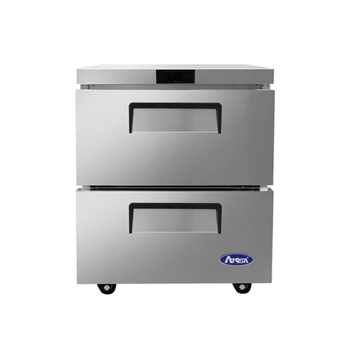 Atosa MGF8415GR 27″ Undercounter Refrigerator With 2 Drawers - VRS Restaurant Equipment & Supply Store