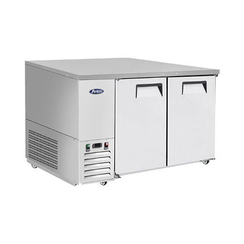 Atosa 48″ Shallow Depth Back Bar Cooler Two Door - SBB48GRAUS1 - VRS Restaurant Equipment & Supply Store