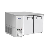 Atosa 48″ Shallow Depth Back Bar Cooler Two Door - SBB48GRAUS1 - VRS Restaurant Equipment & Supply Store