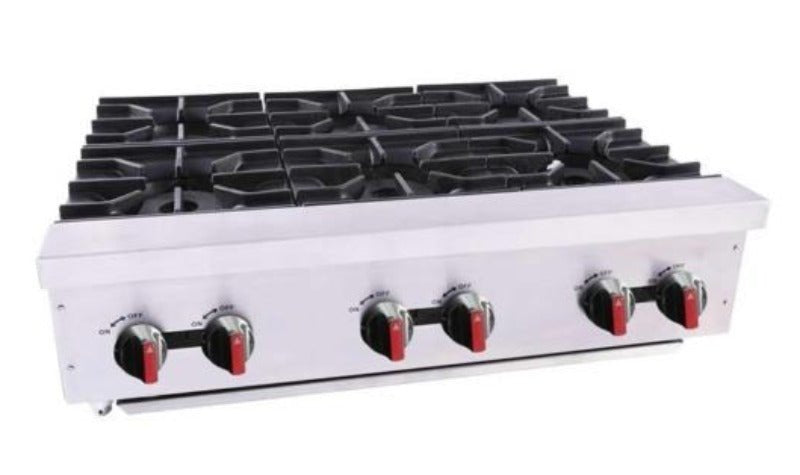 BakeMax BAFA6M-36 Gas Hot Plate 36" - VRS Restaurant Equipment & Supply Store