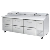 Blue Air BAPP93-D6-HC Pizza Prep Drawer -93" - VRS Restaurant Equipment & Supply Store
