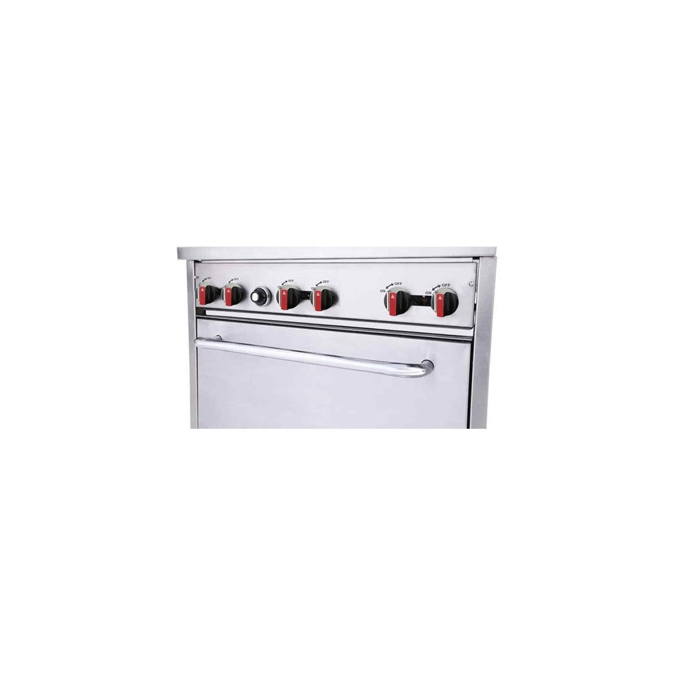 BakeMax BAS36O Six Burner Gas Range