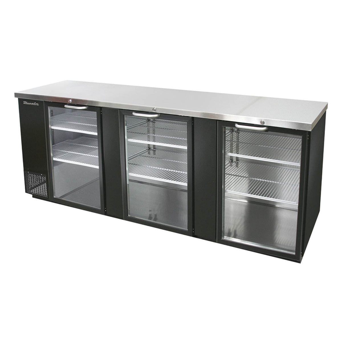 Blue Air BBB90-4BG-HC Glass Door Back Bar Cooler - VRS Restaurant Equipment & Supply Store