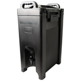 American Chef BD-5G Black - Black 5 Gal Hot / Cold Beverage Dispenser, Insulated Plastic