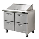Blue Air BLMT48-D4-HC Mega Top Sandwich Prep Drawer - VRS Restaurant Equipment & Supply Store